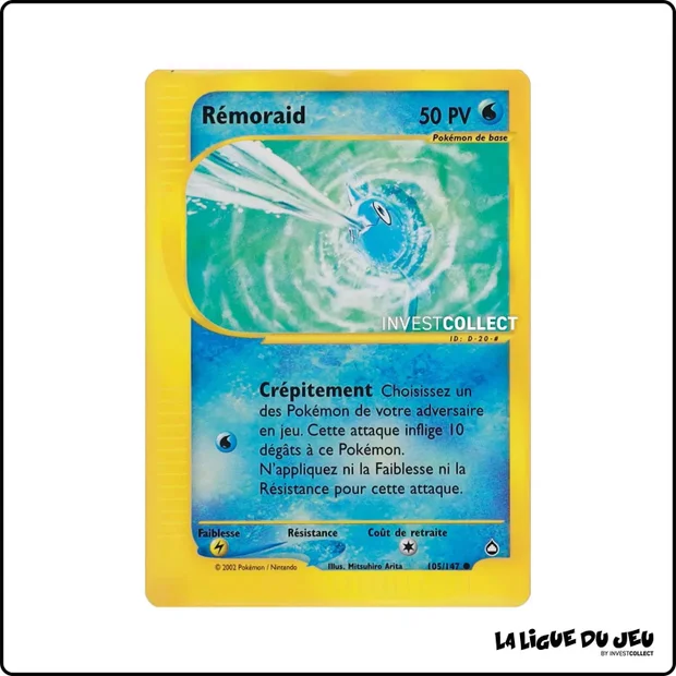 Commune - Pokemon - Aquapolis - Rémoraid 105/147