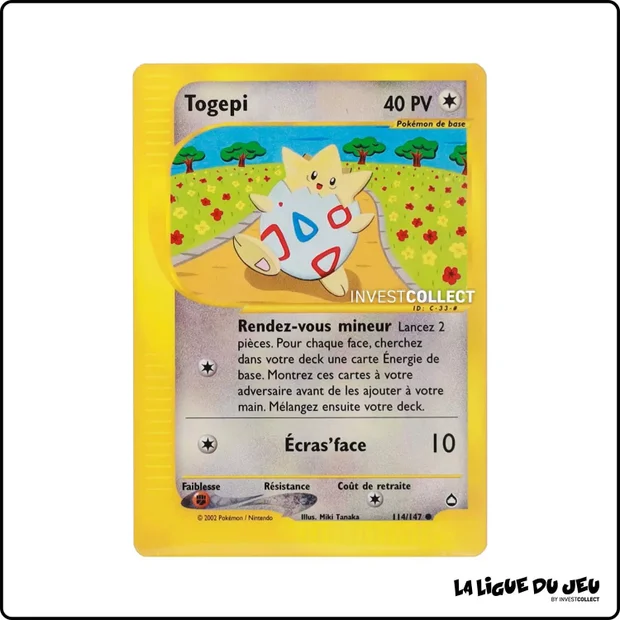 Commune - Pokemon - Aquapolis - Togepi 114/147
