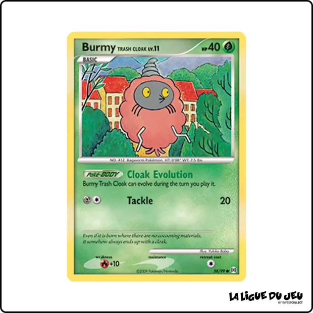 Commune - Pokemon - Arceus - Burmy Trash Cloak 58/99