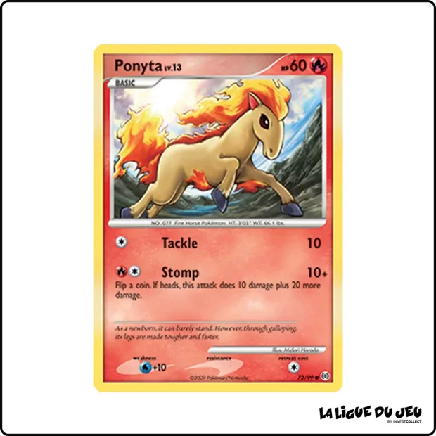 Commune - Pokemon - Arceus - Ponyta 72/99