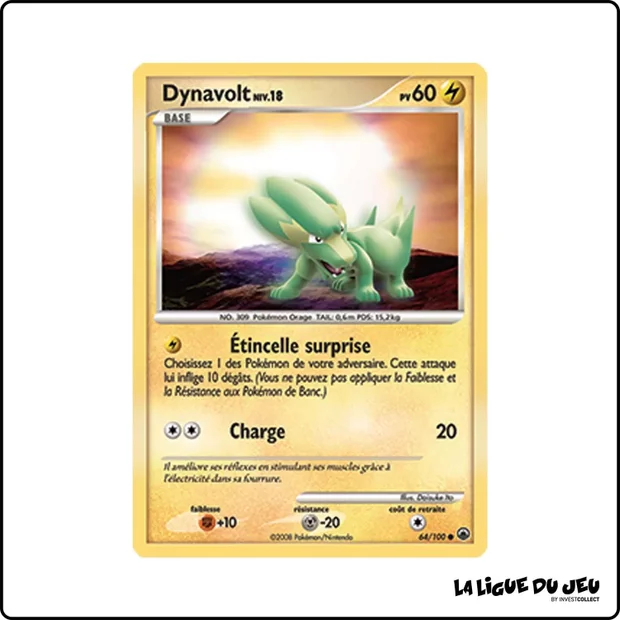 Commune - Pokemon - Aube Majestueuse - Dynavolt 64/100
