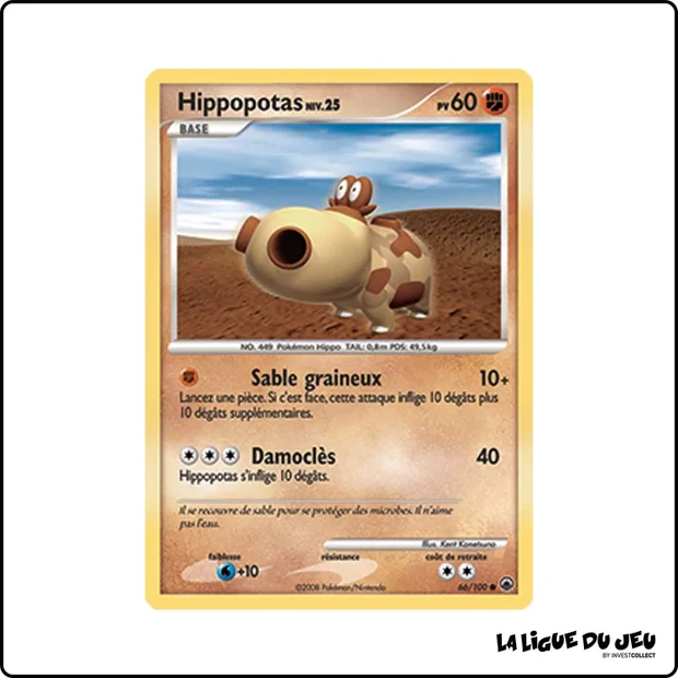 Commune - Pokemon - Aube Majestueuse - Hippopotas 66/100