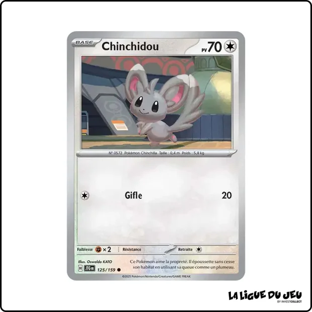 Commune - Pokemon - Aventures Ensemble - Chinchidou 125/159