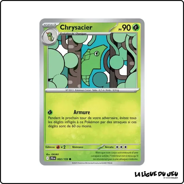 Commune - Pokemon - Aventures Ensemble - Chrysacier 2/159