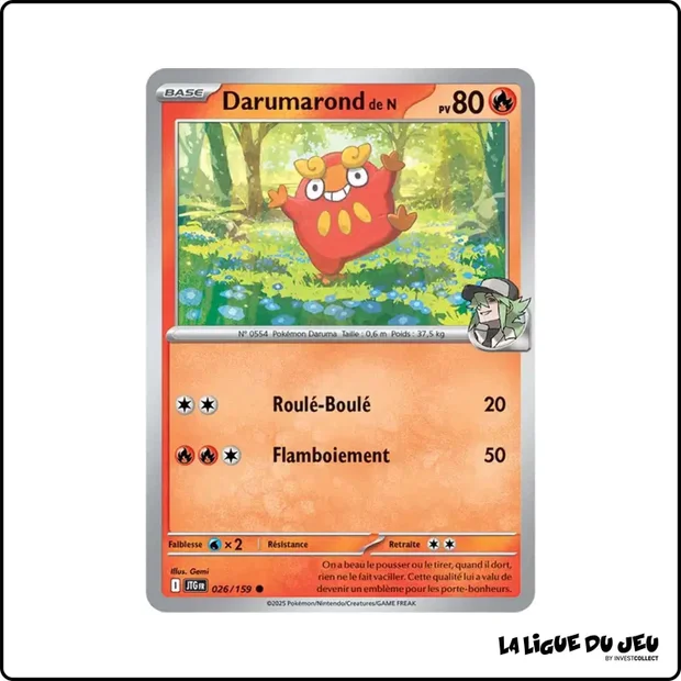 Commune - Pokemon - Aventures Ensemble - Darumarond de N 26/159