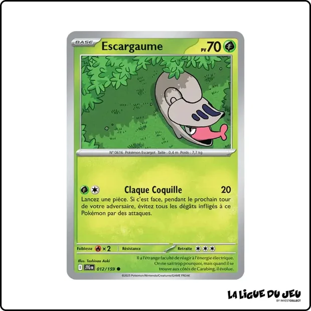 Commune - Pokemon - Aventures Ensemble - Escargaume 12/159