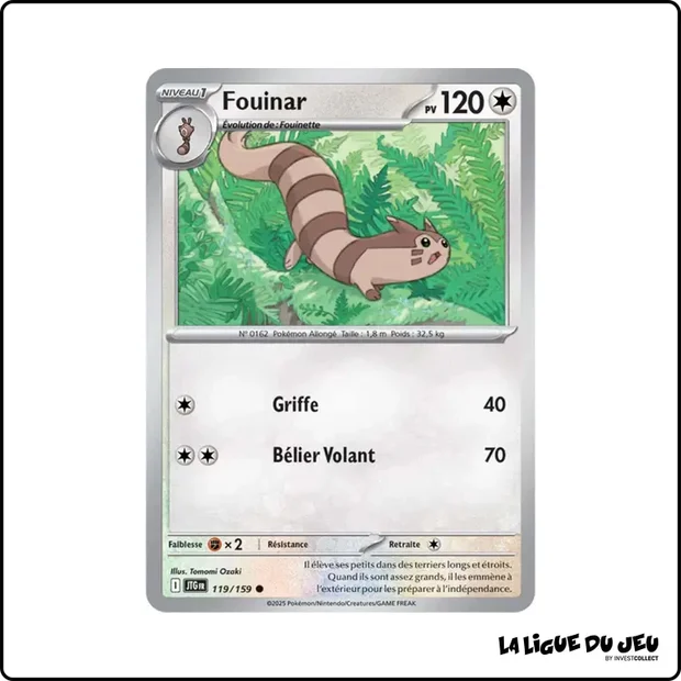 Commune - Pokemon - Aventures Ensemble - Fouinar 119/159