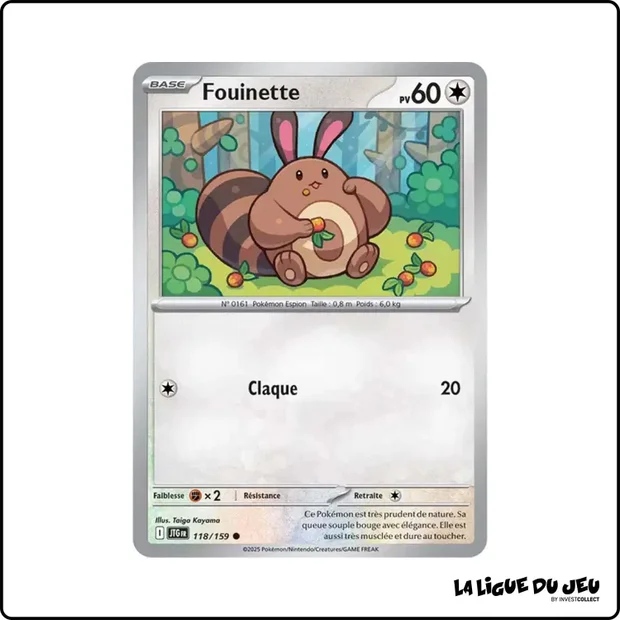 Commune - Pokemon - Aventures Ensemble - Fouinette 118/159