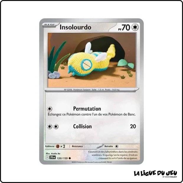 Commune - Pokemon - Aventures Ensemble - Insolourdo 120/159