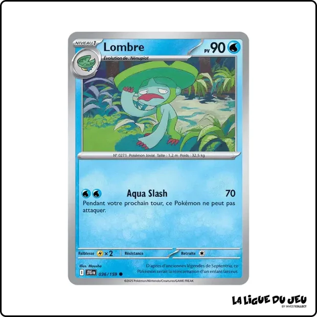 Commune - Pokemon - Aventures Ensemble - Lombre 36/159