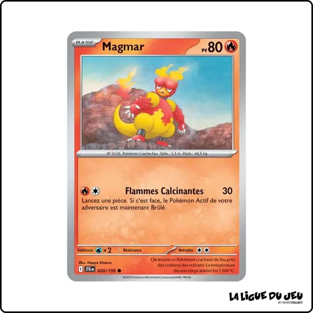 Commune - Pokemon - Aventures Ensemble - Magmar 20/159