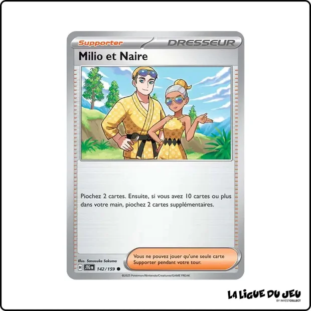 Commune - Pokemon - Aventures Ensemble - Milio et Naire 142/159