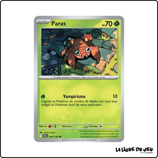 Commune - Pokemon - Aventures Ensemble - Paras 4/159