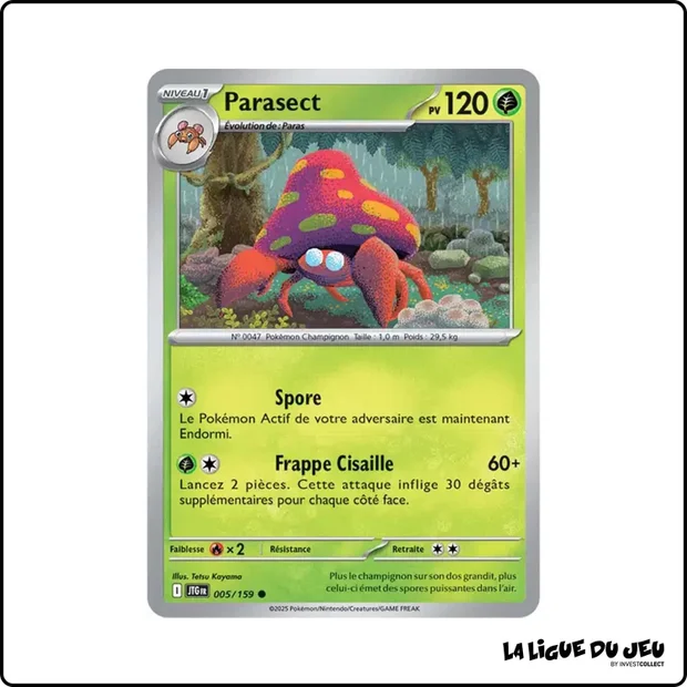 Commune - Pokemon - Aventures Ensemble - Parasect 5/159