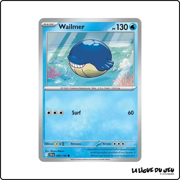 Commune - Pokemon - Aventures Ensemble - Wailmer 40/159