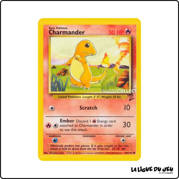 Commune - Pokemon - Base Set 2 - Charmander 69/130