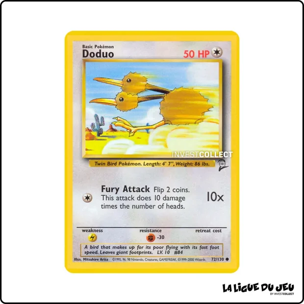 Commune - Pokemon - Base Set 2 - Doduo 72/130