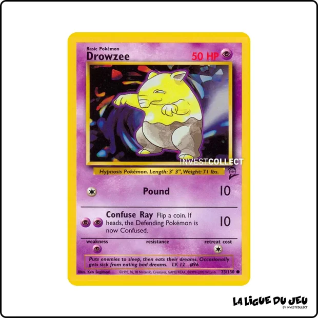 Commune - Pokemon - Base Set 2 - Drowzee 73/130