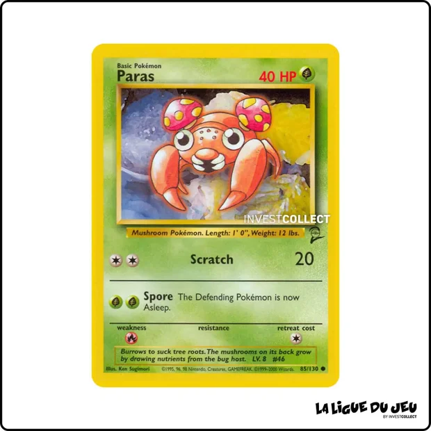 Commune - Pokemon - Base Set 2 - Paras 85/130