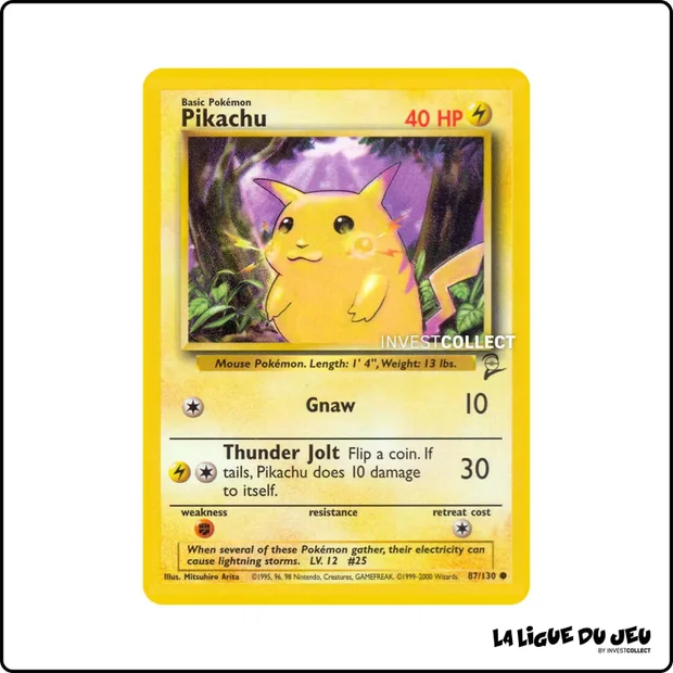 Commune - Pokemon - Base Set 2 - Pikachu 87/130