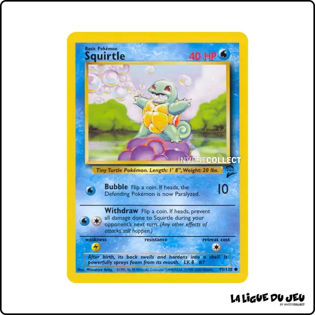 Commune - Pokemon - Base Set 2 - Squirtle 93/130