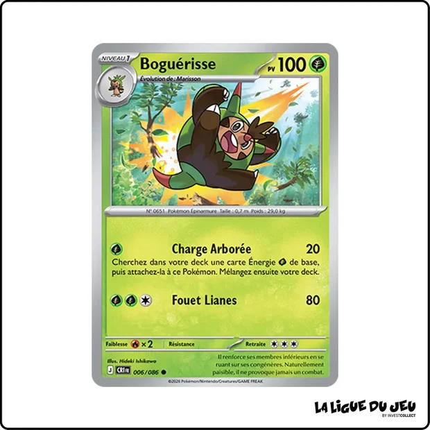 Commune - Pokemon - Chaos Ascendant - Boguérisse 6/86