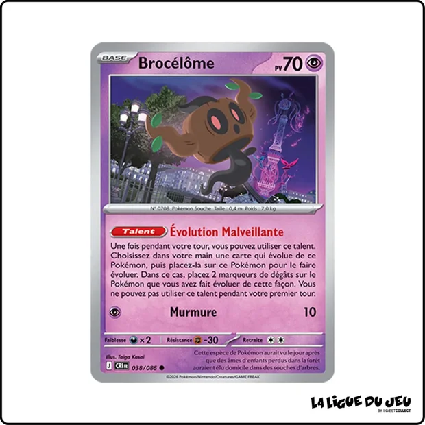 Commune - Pokemon - Chaos Ascendant - Brocélôme 38/86