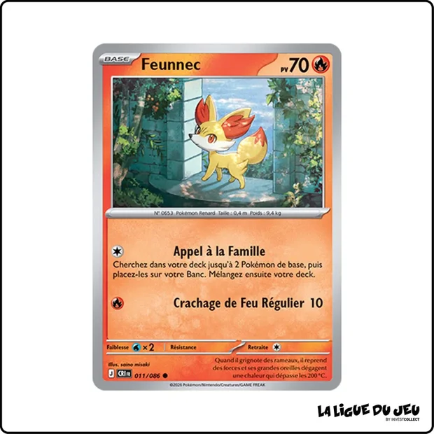 Commune - Pokemon - Chaos Ascendant - Feunnec 11/86