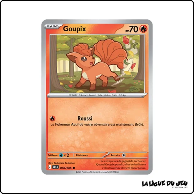Commune - Pokemon - Chaos Ascendant - Goupix 8/86