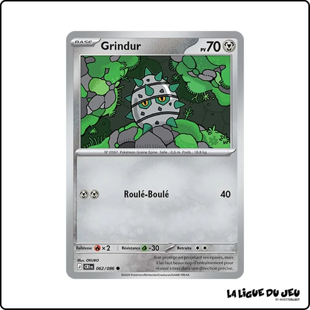 Commune - Pokemon - Chaos Ascendant - Grindur 62/86