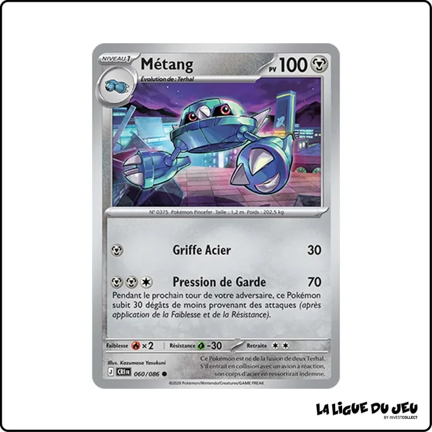 Commune - Pokemon - Chaos Ascendant - Métang 60/86