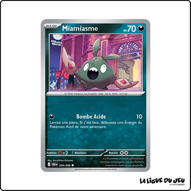 Commune - Pokemon - Chaos Ascendant - Miamiasme 56/86