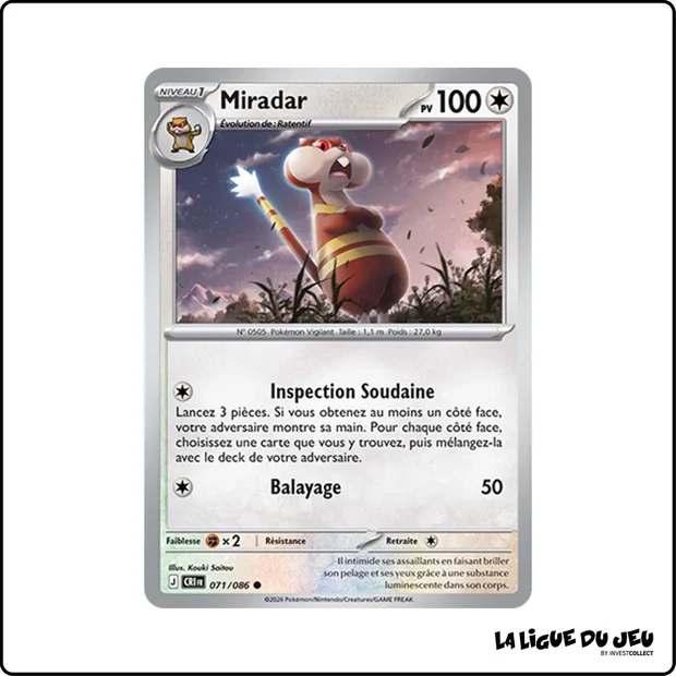 Commune - Pokemon - Chaos Ascendant - Miradar 71/86
