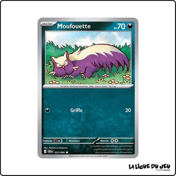 Commune - Pokemon - Chaos Ascendant - Moufouette 53/86