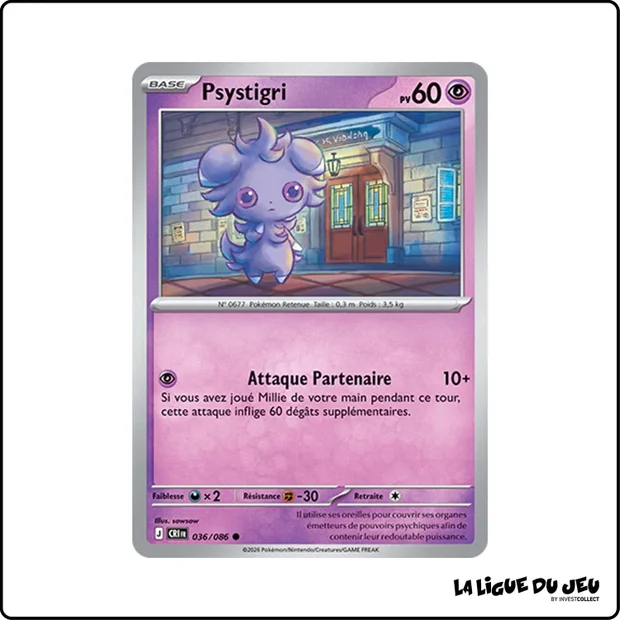 Commune - Pokemon - Chaos Ascendant - Psytigri 36/86