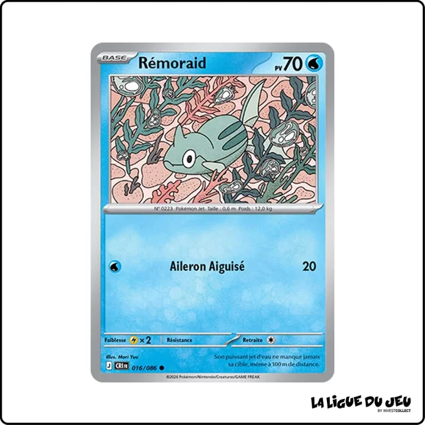 Commune - Pokemon - Chaos Ascendant - Rémoraid 16/86
