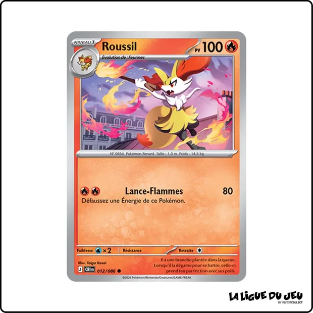 Commune - Pokemon - Chaos Ascendant - Roussil 12/86