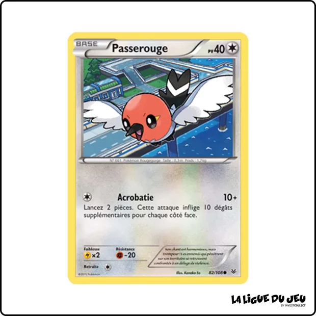 Commune - Pokemon - Ciel Rugissant - Passerouge 82/108