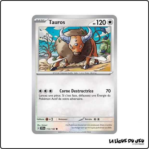 Commune - Pokemon - Couronne Stellaire - Tauros 112/142