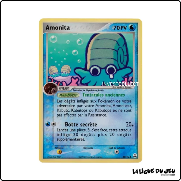 Commune - Pokemon - Créateurs de Légendes - Amonita 60/92