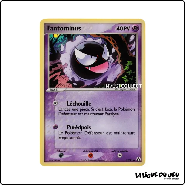 Commune - Pokemon - Créateurs de Légendes - Fantominus 52/92
