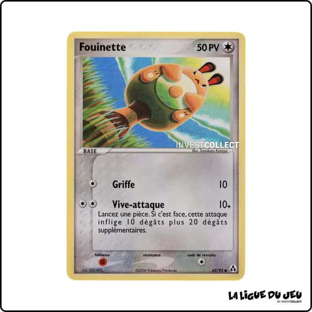Commune - Pokemon - Créateurs de Légendes - Fouinette 62/92