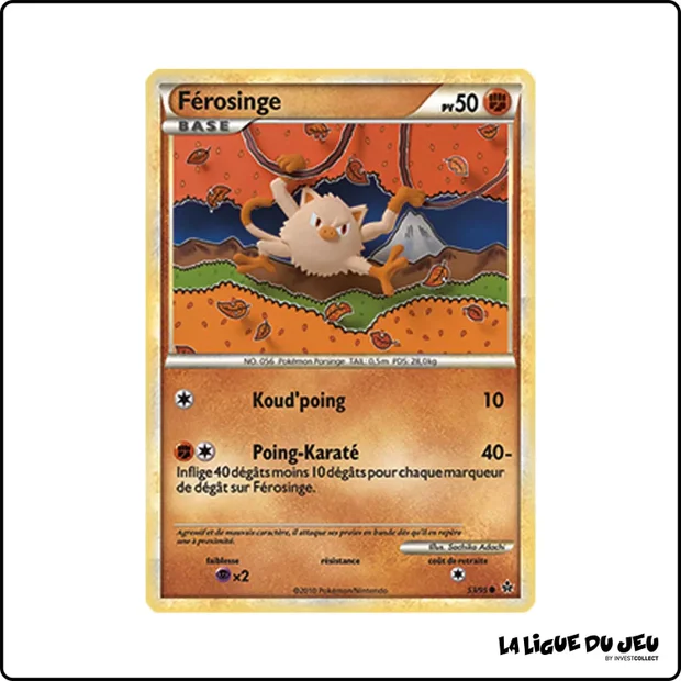 Commune - Pokemon - Déchaînement - Férosinge 53/95