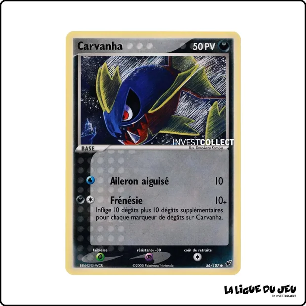 Commune - Pokemon - Deoxys - Carvanha 56/107