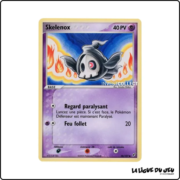 Commune - Pokemon - Deoxys - Skelenox 58/107