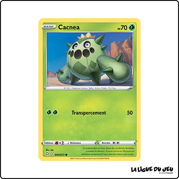 Commune - Pokemon - Destinées Radieuses - Cacnea 4/72
