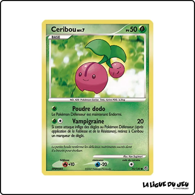 Commune - Pokemon - Diamant & Perle de Base - Ceribou 75/130