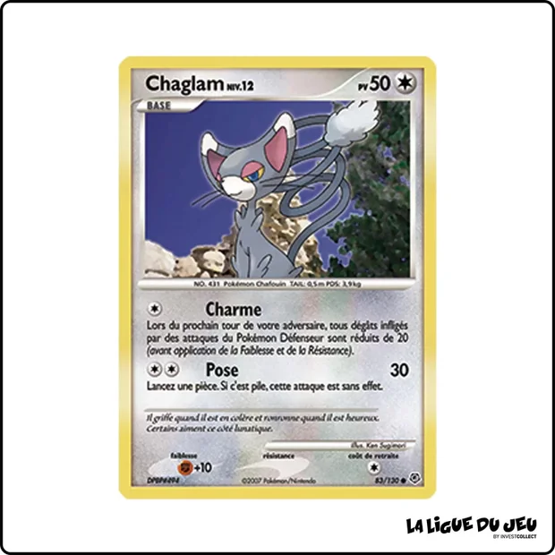 Commune - Pokemon - Diamant & Perle de Base - Chaglam 83/130