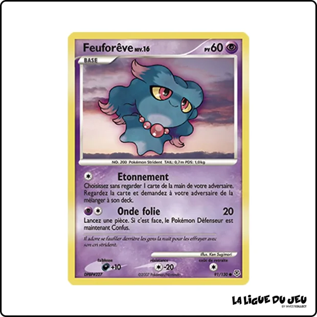 Commune - Pokemon - Diamant & Perle de Base - Feuforêve 91/130