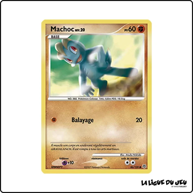 Commune - Pokemon - Diamant & Perle de Base - Machoc 86/130
